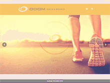 Tablet Screenshot of odomhealthandwellness.com